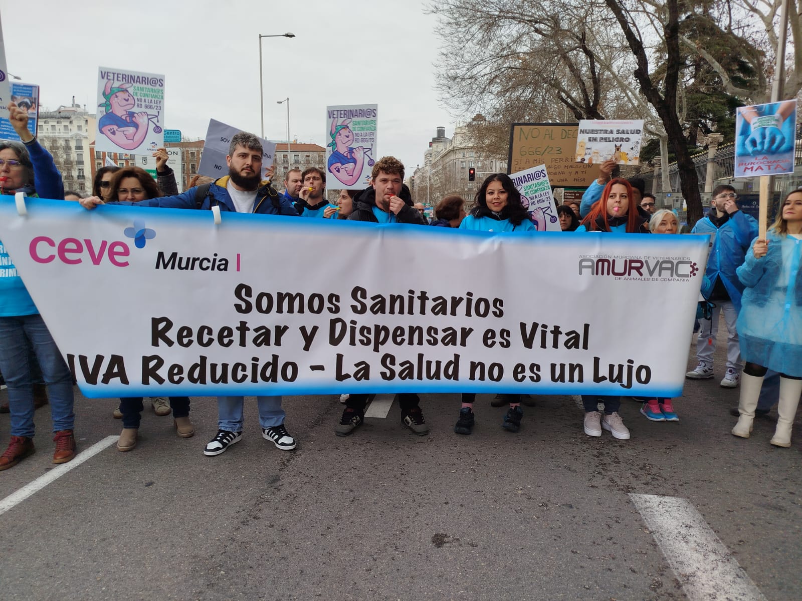 MANIFESTACION 5 MARZO MADRID CONTRA RD 666/2023