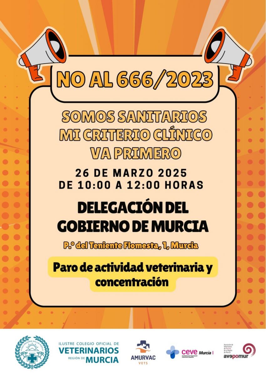 MANIFESTACION MURCIA CONTRA LEY 666/2023  26 MARZO 2025